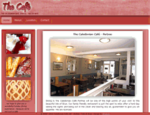 Tablet Screenshot of caledoniancafe.co.uk